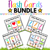 Number, Shape, Color & Alphabet Flash Cards BUNDLE for Kid