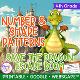 Number & Shape Patterns Dragon Math Escape Room Webscape 4