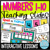 Number Slides | Digital Math Lesson on Numbers to 10 l Dig