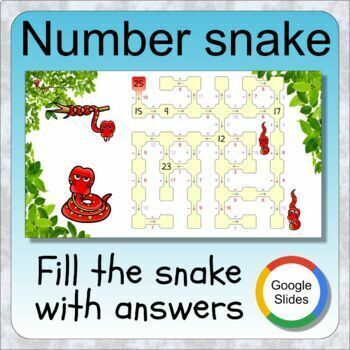 Number Snake  Play Number Snake on PrimaryGames