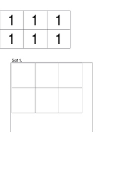 Preview of Number Sort with pumpkin sets and pumpkin sizes