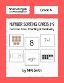 Number Sorting Cards 1-9