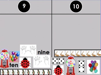 Preview of Kindergarten Number Sorts--Common Core