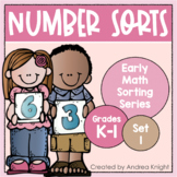 Number Sorts: Early Math Sorting Series, Set #1