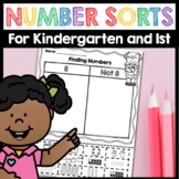 Number Sorts for Kindergarten | Kindergarten Math | Number