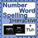 Number Words Interactive Spelling