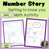 Number Story: Getting to Know You Math Activity