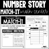 Number Story Match-It (Solving Number Stories) Math Center