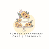 Number Strawberry Cake | Coloring