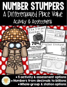 Preview of Place Value Games & Activities for the Differentiated Classroom {Grades 2-6}
