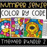 Number Subitizing Worksheets Color by Number Subitizing to 10 Bugs Theme