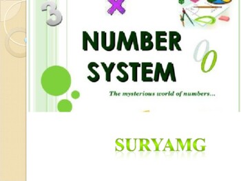 Preview of Number System