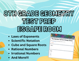Number System 8th Grade Math Test Prep Escape Room