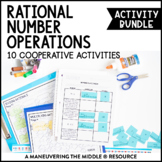 Rational Number Operations Activity Bundle