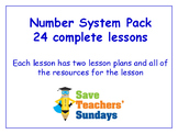 Number System Lessons Bundle/Pack (24 Lessons for 2nd to 4