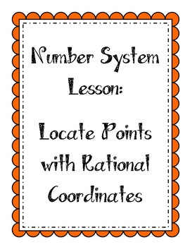 Preview of Number System - Locate Points with Rational Coordinates (Coordinate Plane)