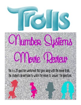 Preview of Number System Movie Review Questions - Trolls