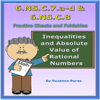 Preview of Number System: Ordering, Inequality, and Absolute Value - CCSS 6.NS.C.7.a-d & 8