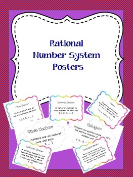 Preview of Number System Posters (Small and Large)