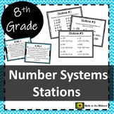 Real Number System Station Review {8th Grade Math} 8.NS.1 