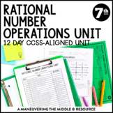 Rational Number Operations Unit: 7th Grade Math (7.NS.1, 7