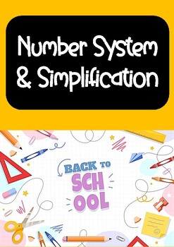 Preview of Number System and Simplification