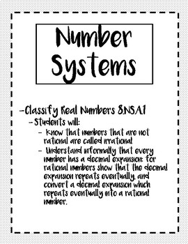 Preview of Number Systems: Classifying Real Numbers