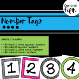 Number Tags (1-36)