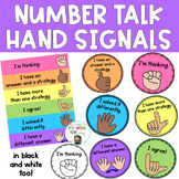 Number Talk Hand Signals