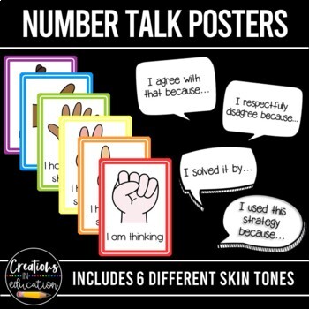 Preview of Free Number Talk Posters