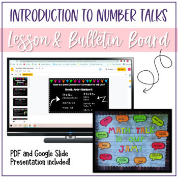 Preview of Number Talk Resources:  Comprehensive Introduction and Classroom Display