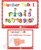 Number Talk 1 - Ten and Twenty Frames & Worksheets