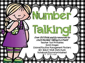Preview of Number Talking Teacher Resources!