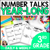 Number Talks - 3rd Grade - Number Sense Activities- Math Fluency