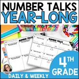 Number Talks - 4th Grade - Number Sense Activities- Math F