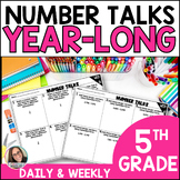 Number Talks - 5th Grade - Number Sense Activities- Math Fluency