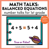 Number Talks: Balanced Equation Math Talks for 1st Grade
