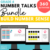 Number Talks Bundle Grade 4: Dot Talks and Math Conversati
