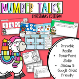 Number Talks | CHRISTMAS | PowerPoint, SeeSaw & Google Sli
