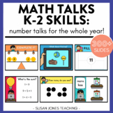 Number Talks: Daily Math Talks for Kindergarten, First, & Second Grade BUNDLE!