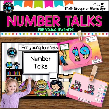 Preview of Number Talks Grade 1-2 Place value and Number sense -Math Warmups 