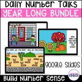 Number Talks YEAR LONG Bundle Building Number Sense