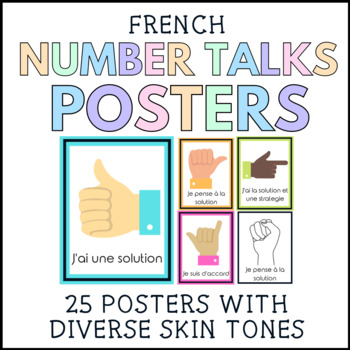 Preview of Number Talks Hand-Signals Posters: French