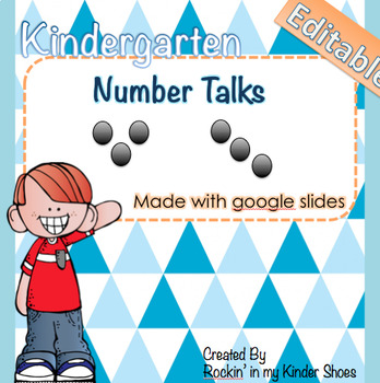 Preview of Number Talks Kindergarten