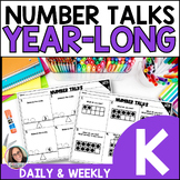 Number Talks - Kindergarten - Number Sense Activities- Mat