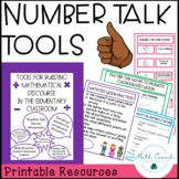 Number Talks Math Discussion Tools | Elementary Math Class