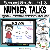 Second Grade Number Talks Unit 8 for Building Number Sense