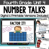 Fourth Grade Number Talks Unit 4 for Building Number Sense