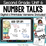 Second Grade Number Talks Unit 6 for Building Number Sense