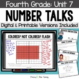 Fourth Grade Number Talks Unit 7 for Building Number Sense
